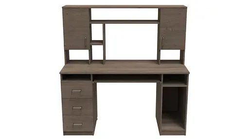 Комп'ютерний стіл Анжело Ferrum-decor 1400x1422x600 ДСП Дуб Сонома Трюфель 16 мм (FRD-104708)