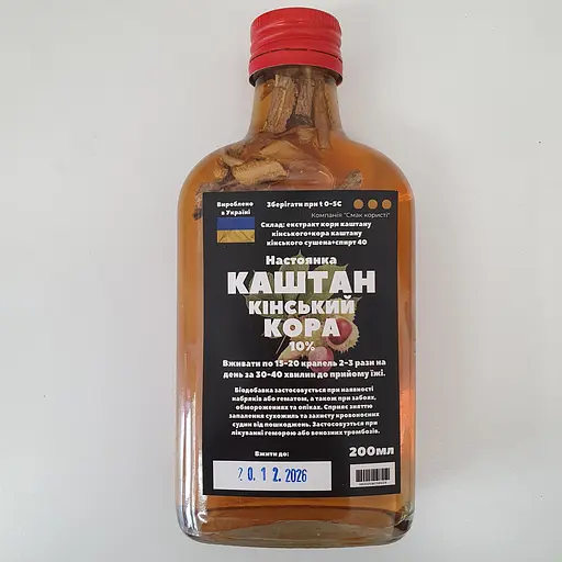 Настойка на коре каштана конского 200 мл - фото 1