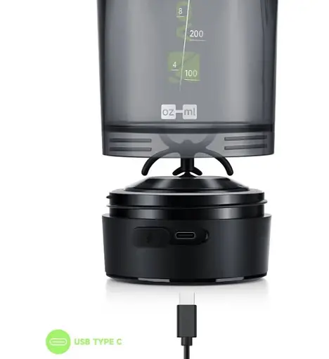 Шейкер спортивный электрический VOLTRX Gallium 600 мл Tritan Green (Gallium_Green) - фото 7