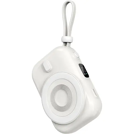 Внешний аккумулятор Wiwu Magnetic Wi-P041 9600mAh 22.5W White [133056] - фото 2