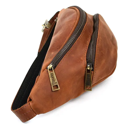 Шкіряна бананка Tarwa 33х11.5х8 см sum0025638 - фото 8