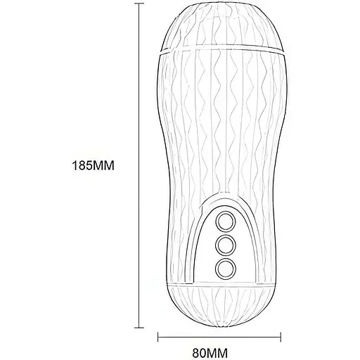 Мастурбатор вагина Megumi Deluxe Синий K0578-1 - фото 2