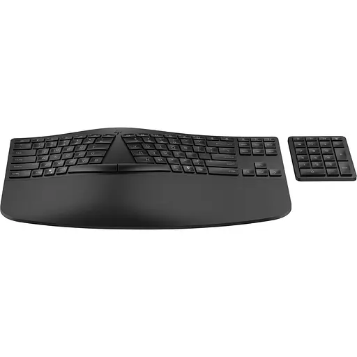 Клавіатура HP 960 BLK Ergonomic split-zone UA Black (7E755AA) [138925] - фото 2