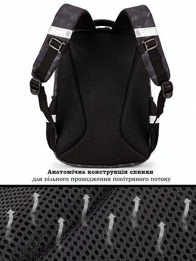 Ортопедичний рюкзак для хлопчика School Standard з Машиною 38х30х18 см для першокласника (150-19) - фото 6