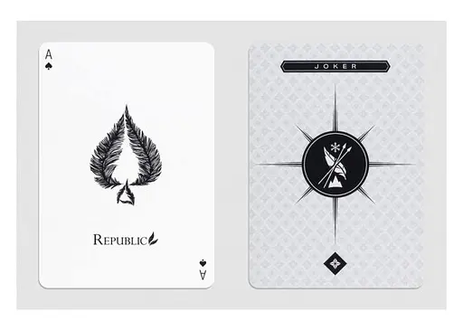 Карты игральные Cartamundi Black Republics Deck - Artist Edition (deck black) (PC_ELBRDAE) - фото 4