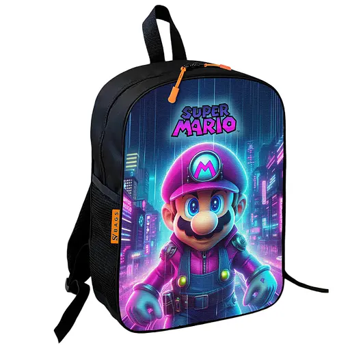 Рюкзак школьный детский Супер Марио «Super Mario» 36х27 см для мальчика (01070)
