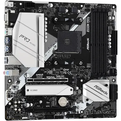 Материнская плата ASRock B550M Pro4 Socket AM4 - фото 4