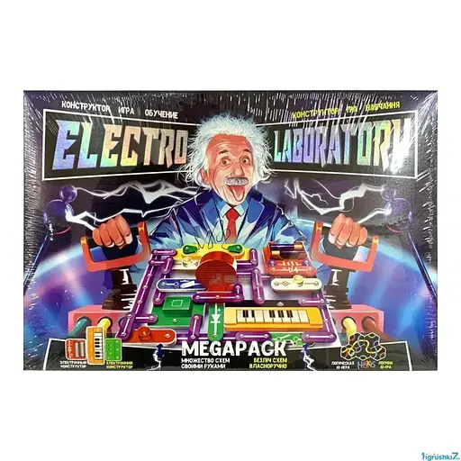 Электронный конструктор Danko Toys на батарейках Electro Laboratory. Megapack (ELab-01-04)