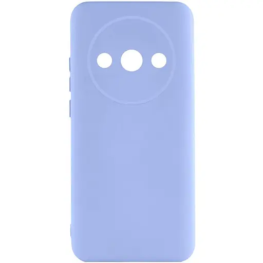 Чехол Getman TPU Liquid Silk Full Camera для Xiaomi Redmi A3 Сиреневый/Light purple