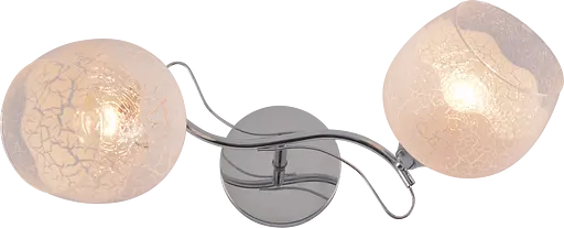 Люстра стельова V XA1633-2 CR на 2 плафони - фото 3