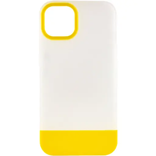 Чохол Epik TPU+PC Bichromatic для Apple iPhone 13, 6.1 Matte/Yellow