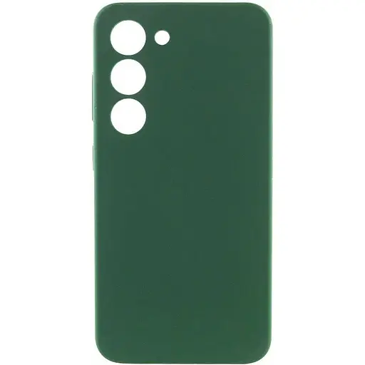 Чехол Lakshmi Silicone Cover Full Camera (AAA) для Samsung Galaxy S22 Зеленый / Cyprus Green