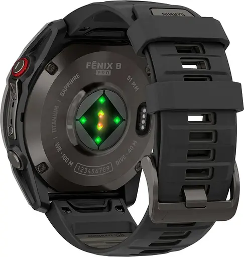 Смарт-часы Garmin Fenix ​​8 Pro 51 mm AMOLED Carbon Gray DLC Titanium with Black/Pebble Gray (010-03199-00/01) - фото 3