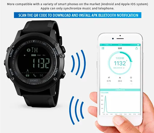 Годинник Smart Skmei Dynamic 1321 - фото 12