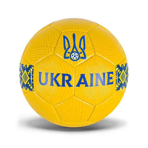 М'яч футбольний "Ukraine" FU2582 розмір № 5 Жовтий
