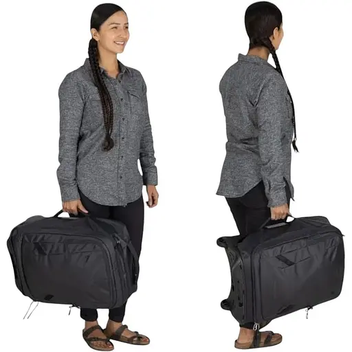 Сумка на колесах Osprey Transporter Wheeled Carry-On 38L чорна - фото 3