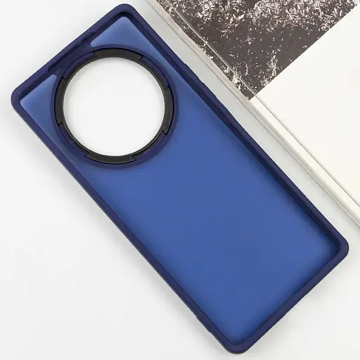 Чохол Epik TPU+PC Lyon Frosted для Xiaomi Redmi 14C/Poco C75 Navy Blue - фото 3