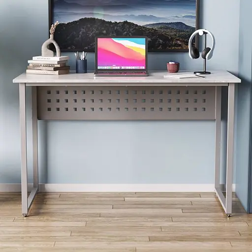 Стол письменный Майк Ferrum-decor 75x120x60 Серый металл ДСП Бетон 32 мм (FRD-106518) - фото 2