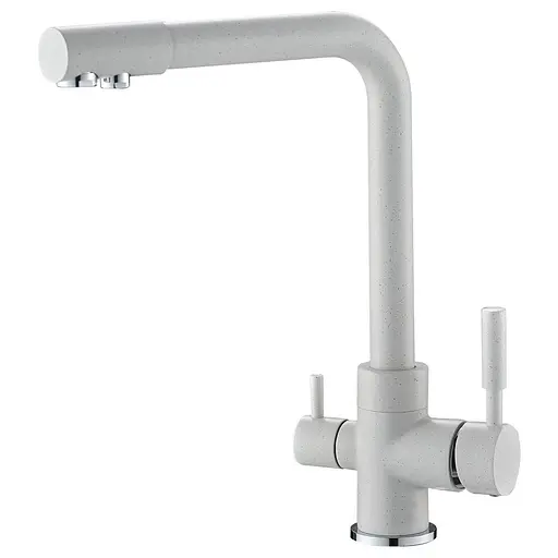 Змішувач комбінований для кухні Zegor SAF18-A092KW осмос білий 30412 - фото 2