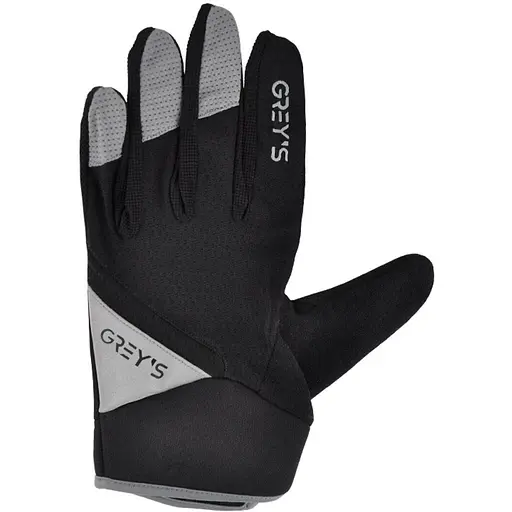 Велоруковицы зимние Grey's с пальцами и гелевыми вставками, черные L GR18413
