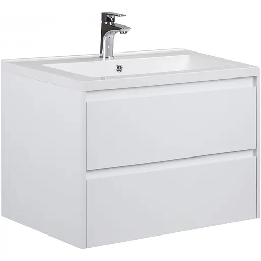 Тумба Мойдодир Marko 70-A з умивальником Cosmopolitan 70 Білий - фото 1