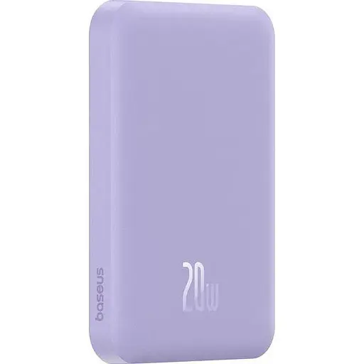 Внешний аккумулятор Baseus Magnetic Bracket Mini 5000mAh 20W Purple P10022107513-00 (117954) - фото 3