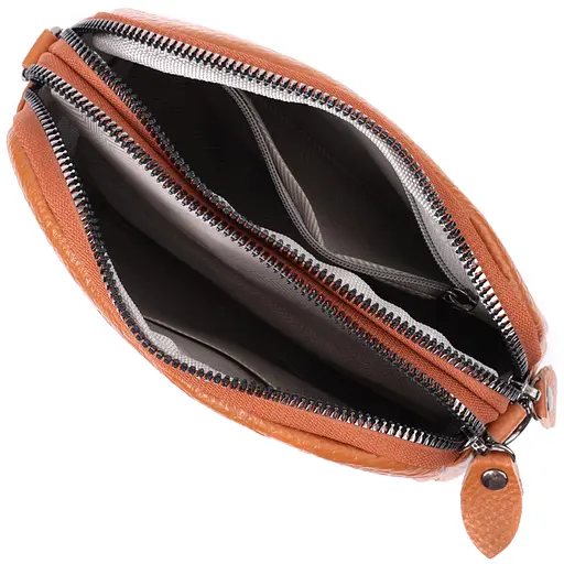 Сумка для женщин Vintage на два отделения из натуральной кожи 19х12х7 см sum0027014 - фото 7