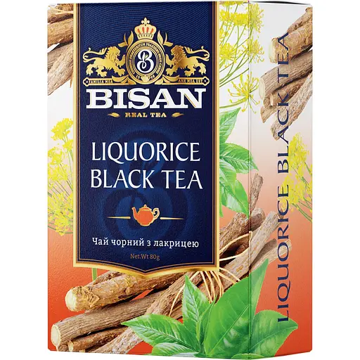 Чай чорний Bisan Liquorice Black Tea 80 г