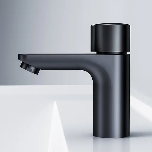 Змішувач для умивальника Am.Pm X-Joy TouchReel black F85A02522 Чорний матовий - фото 6