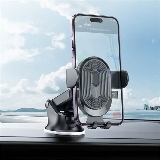 Автотримач для телефона BOROFONE BH85 Experience one-button car holder(center console) - фото 6