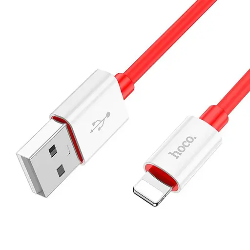 Кабель Hoco Lightning Magic silicone charging data cable X87 1 м, 2.4A