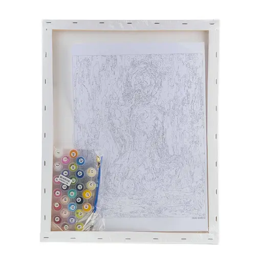 Набір для розпису по номерах "Вона-мистецтво" 40*50 см, IDEA2-GX45514, ТМ "99IDEAS" - фото 6