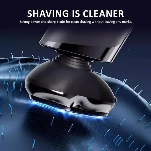 Бездротова роторна електробритва Asheyya для вологого та сухого гоління для чоловіків - фото 6