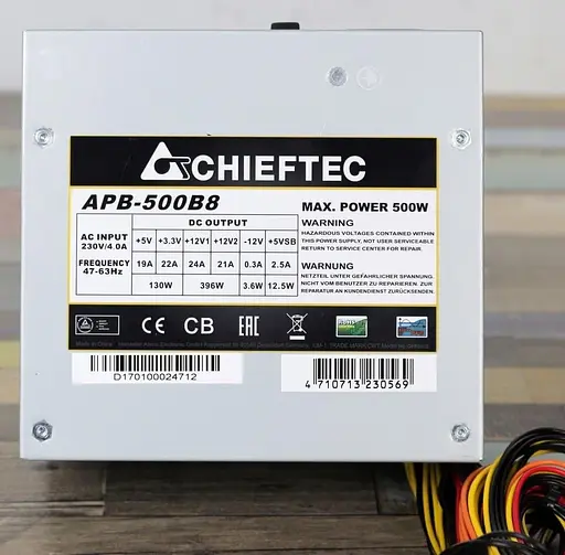 Блок живлення Chieftec I-Arena 500W (APB-500B8) - фото 5