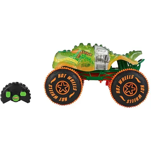 Машинка-позашляховик Hot Wheels Monster Trucks Rageasaur на радіокеруванні 1:15 збільшена (JBH03) - фото 4