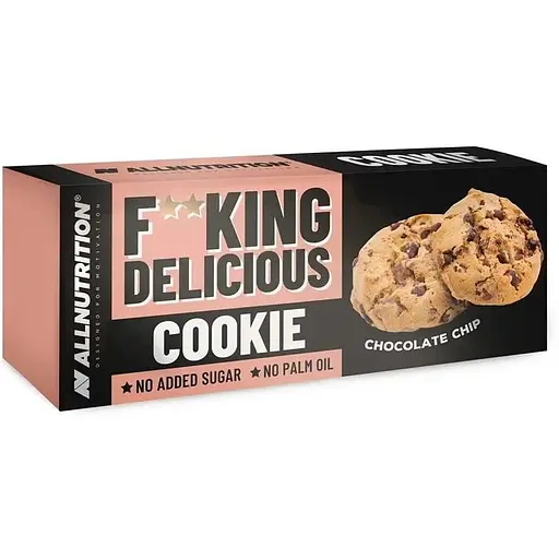 Замінник харчування AllNutrition Fitking Delicious Cookie, 135 грам шоколадна стружка