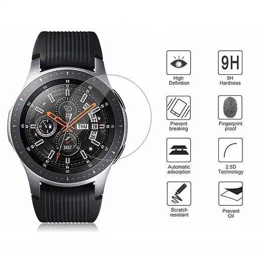 Закаленное стекло для часов Samsung Galaxy Watch 42 мм VSKEY, диаметр 30,5 мм - фото 4