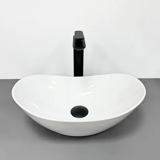 Умивальник VBI Turin S white накладний VBI-011501, Білий - фото 2