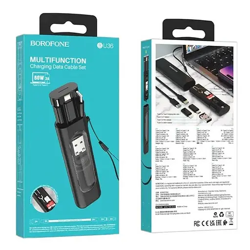 Кабель PD Borofone BX80 Type-C/Lightning 1 м - фото 9