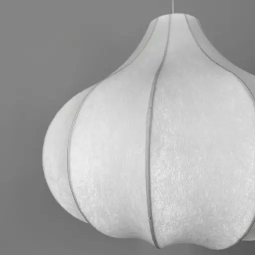 Дизайнерский светильник с полимерным абажуром Ø50x40 см Line F AK01-500 Белый - фото 6