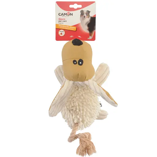 Іграшка для собак Camon качка, собака та черепаха плюшеві з пищалкою 25 см (AH4178) - фото 2