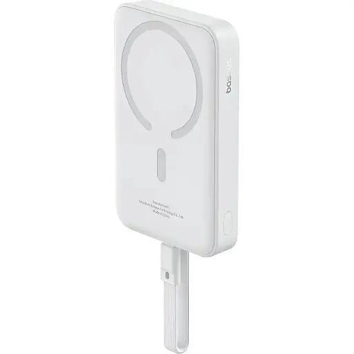 Зовнішній акумулятор Baseus Magnetic Mini 10000mAh 30W White (P1002210B223-00) [140838] - фото 6