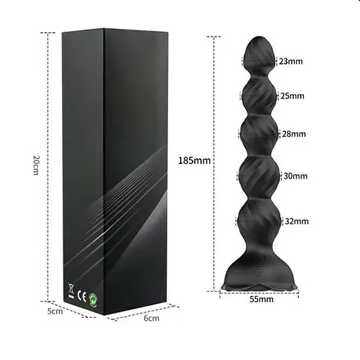 Светящаяся смарт анальная пробка Love Spouse черный K0947-1 - фото 5