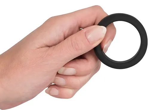 Эрекционное кольцо Black Velvets Cock Ring 3.8 см черный - фото 6