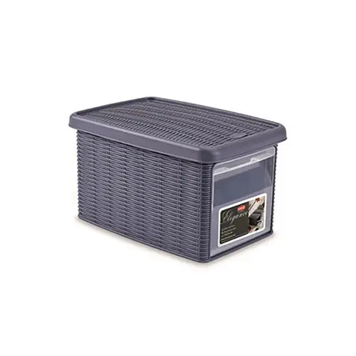 Контейнер для зберігання з кришкою і фронтальними дверцятами Stefanplast Elegance S 5,5л (30041)