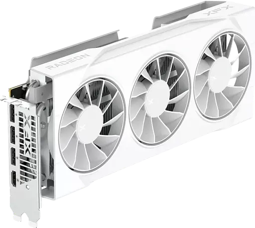 Видеокарта AMD Radeon RX 9070 XT 16GB XFX Quicksilver White (RX-97TQICKW9) - фото 3