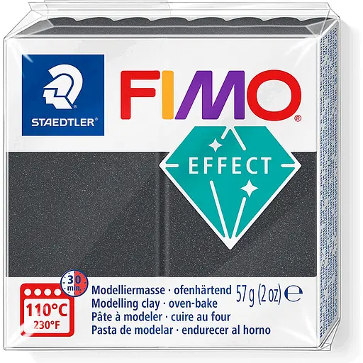 Пластика Effect Серый металлик 57г Fimo