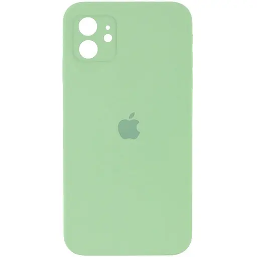 Чохол Epik Silicone Case Square Full Camera Protective AA для Apple iPhone 11, 6.1 М'ятний/Mint