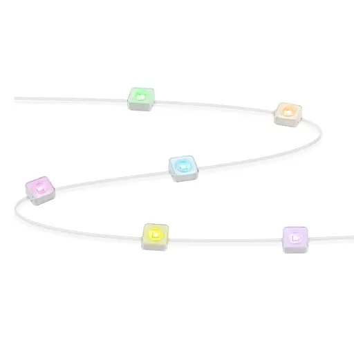 Гирлянда Smart LED Govee H705A Permanent Outdoor Lights RGB, IP67, 30м, кабель прозорий - фото 2