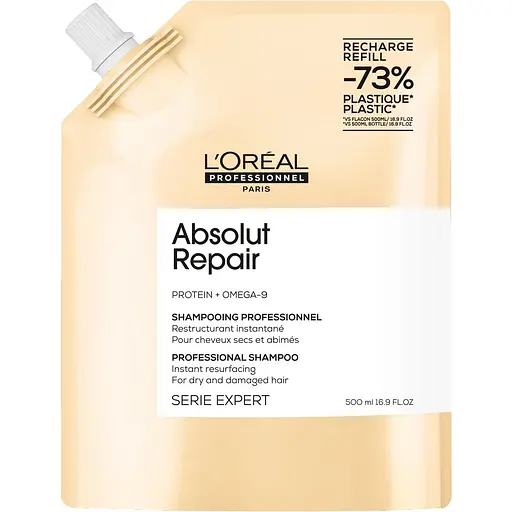 Шампунь L'Oreal Professionnel Serie Expert Absolut Repair Protein для сухого та пошкодженого волосся 500 мл - фото 1